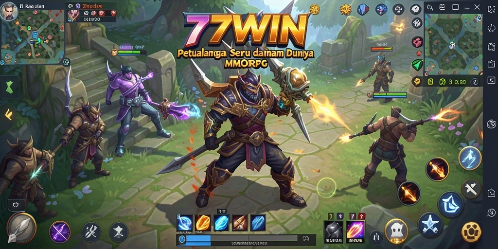 Tampilan gameplay menakjubkan dalam dunia MMORPG