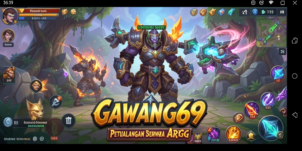 Tampilan gameplay seru dalam dunia fantasi ARPG.