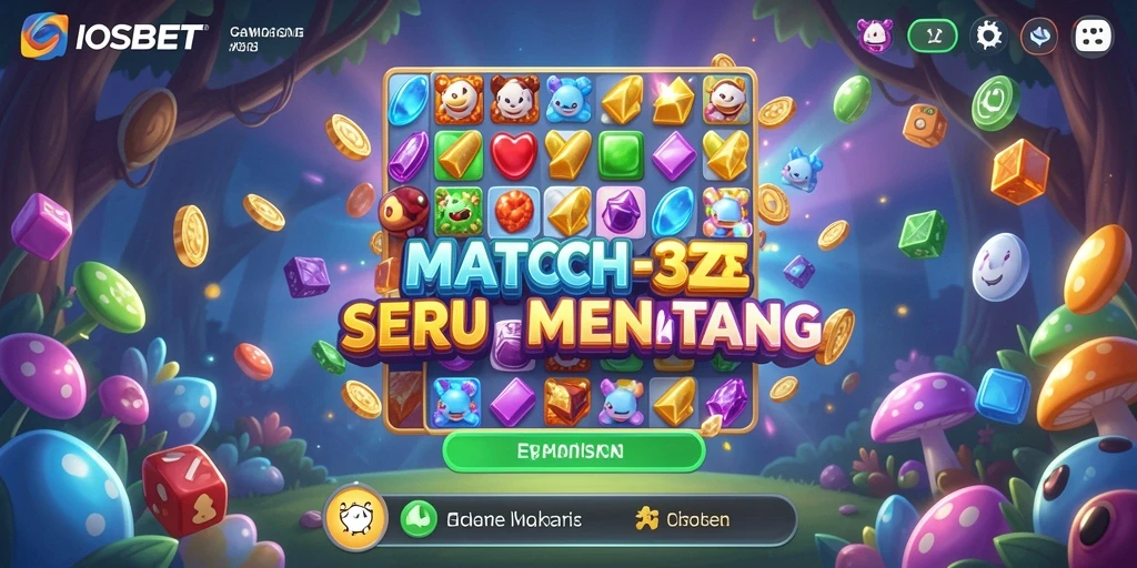 Tampilan gameplay IOSBET yang penuh warna dan menantang.